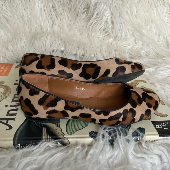 MARGAUX LONNBERG Ponyhair Animal Print Flats - Picture 3 of 8